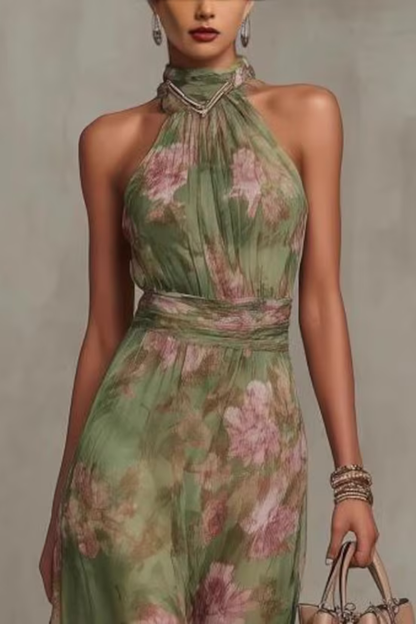 Yuna™ | Elegante Bloemen Maxi Jurk