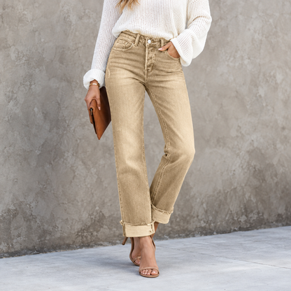 Lora™ | Flatterende Stretch Jeans Met Hoge Taille