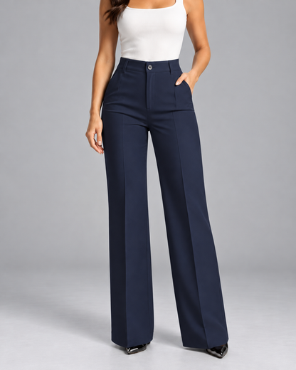 Danielle™ | Comfortabele Broek met Hoge Taille en Wijde Pijpen