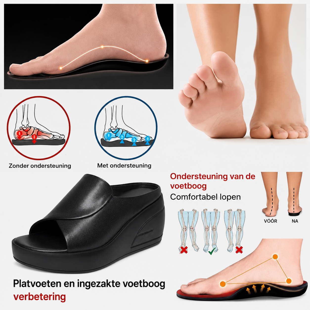 Cira™ | Comfortabele Slide Sandalen