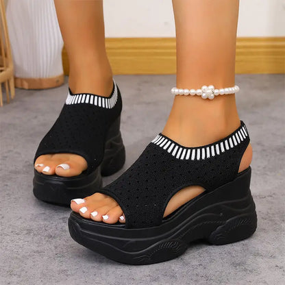 Julia™ | Comfortabele Platform Sandalen