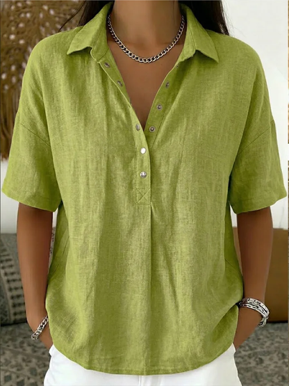 Mika™ | Casual Knoop Blouse