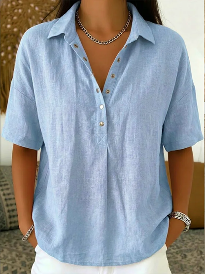 Mika™ | Casual Knoop Blouse