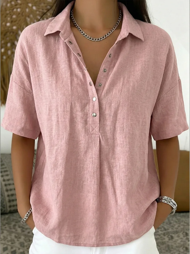 Mika™ | Casual Knoop Blouse