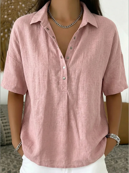 Mika™ | Casual Knoop Blouse
