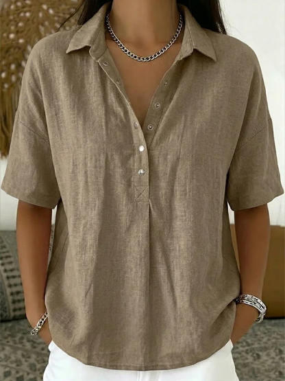 Mika™ | Casual Knoop Blouse