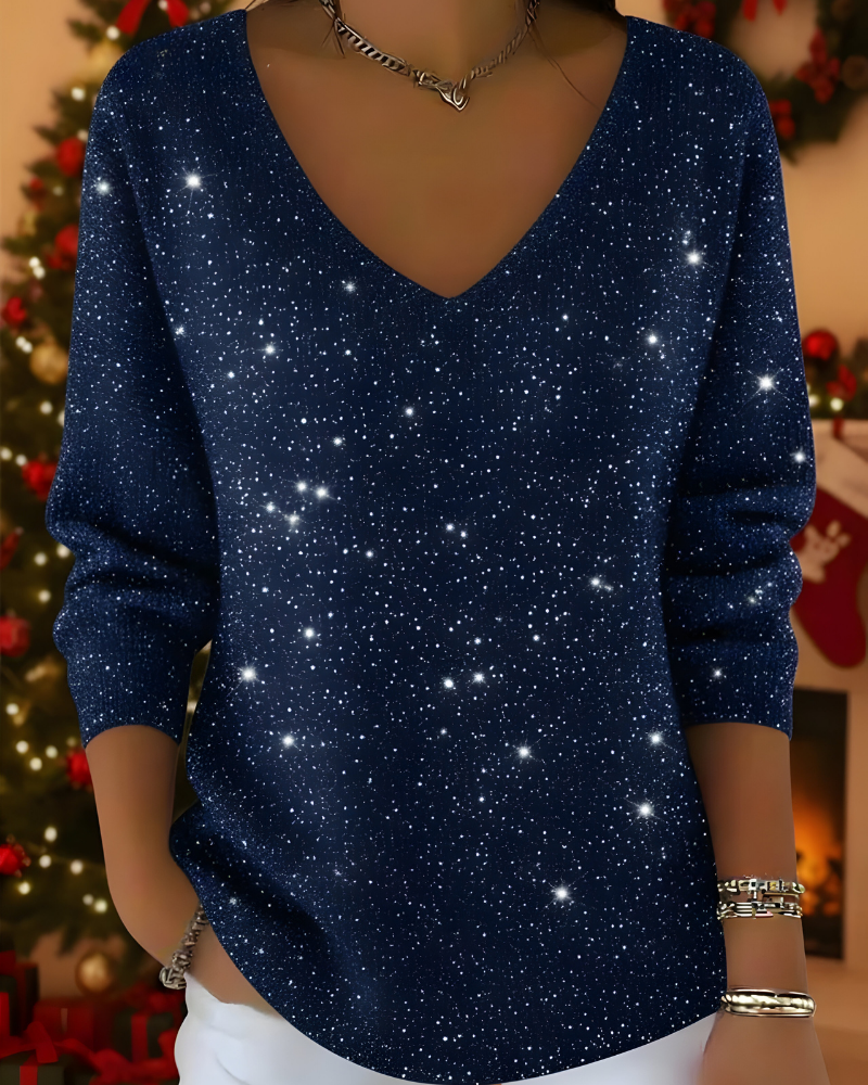 Leni™ | Elegante Glitter Gebreide Trui