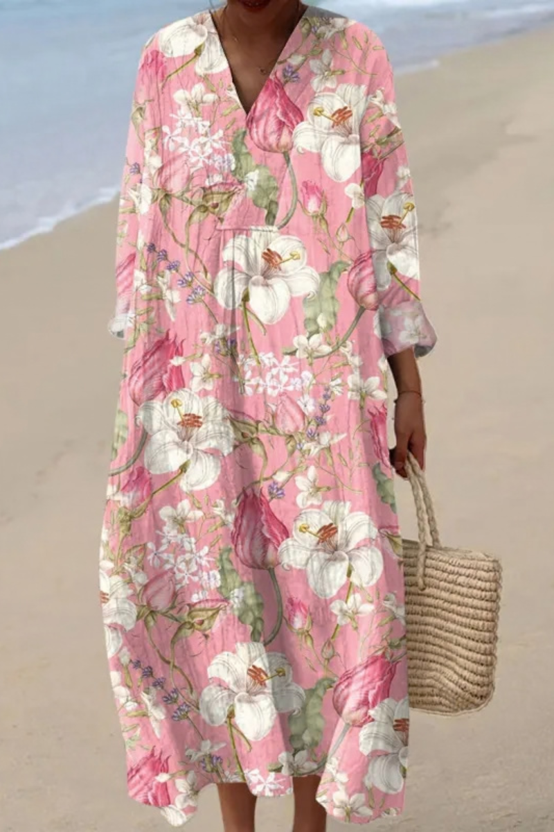 Korae™ | Elegante Zomer Midi Jurk