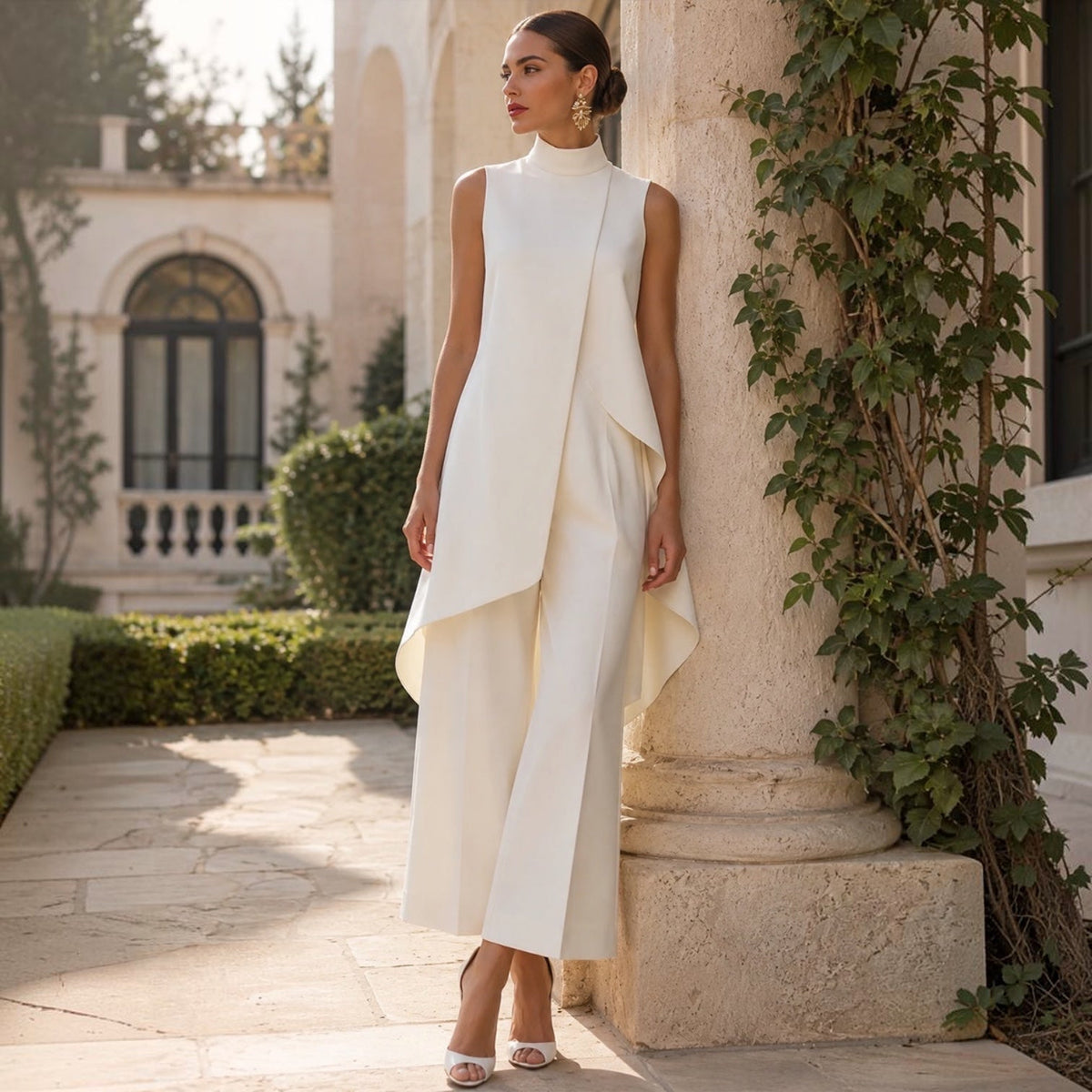Yvonne™ | Elegante Mouwloze 2-Delige Set