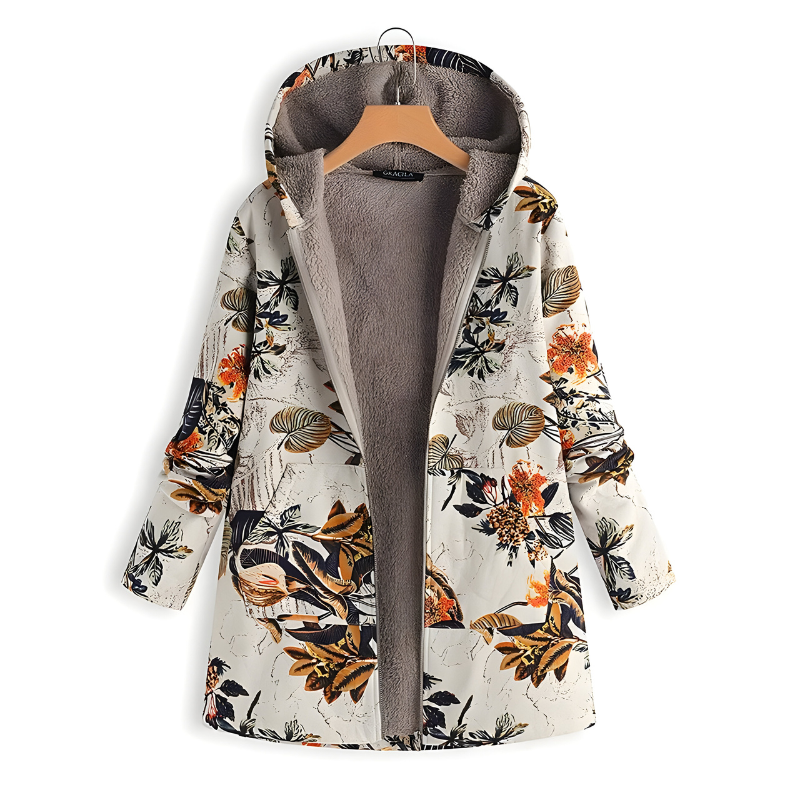 Mira™ | Stijlvolle Bloemen Fleecejas