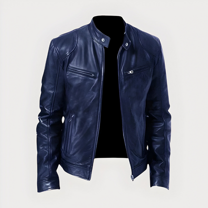 Joren™ | Klassieke bikerjas met rits