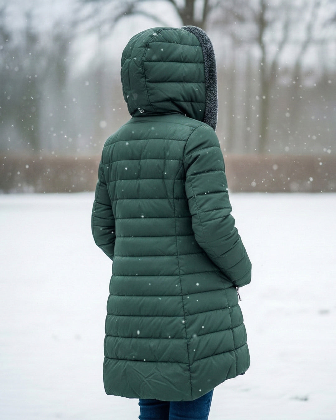 Marloes™ | Warme Gewatteerde Winterjas Met Capuchon 3