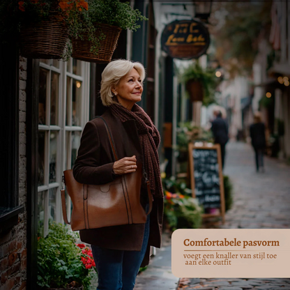 Nicole’s Favoriet | Vintage Schoudertas van Vegan Leer