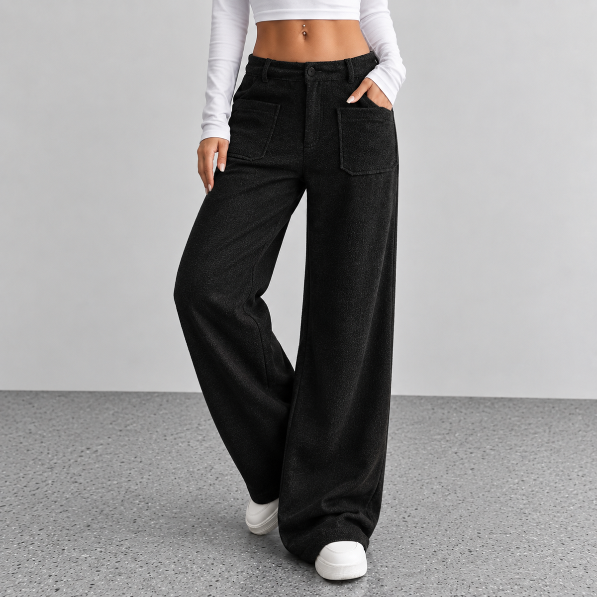 Noelle™ | Comfortabele Wijde Broek Met Zakken