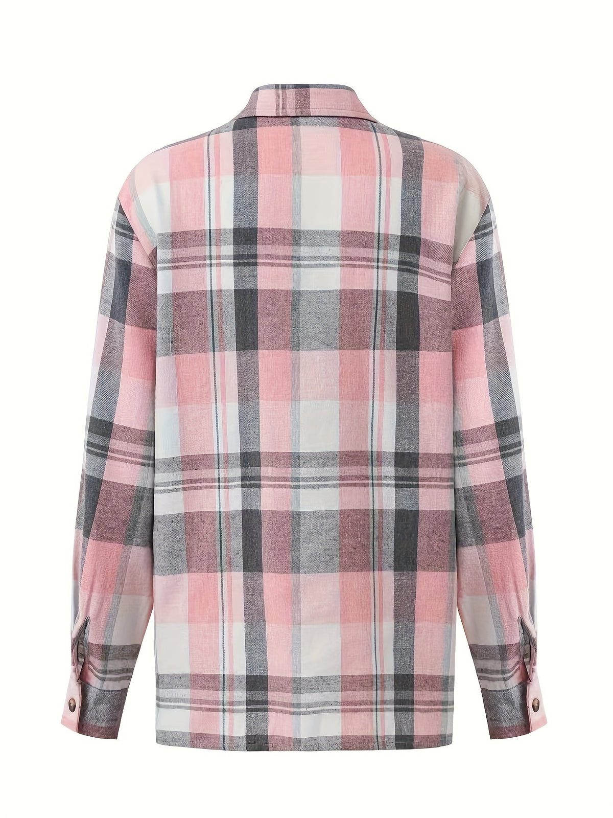 Sanne™ | Relaxte Lange Geruite Blouse 6