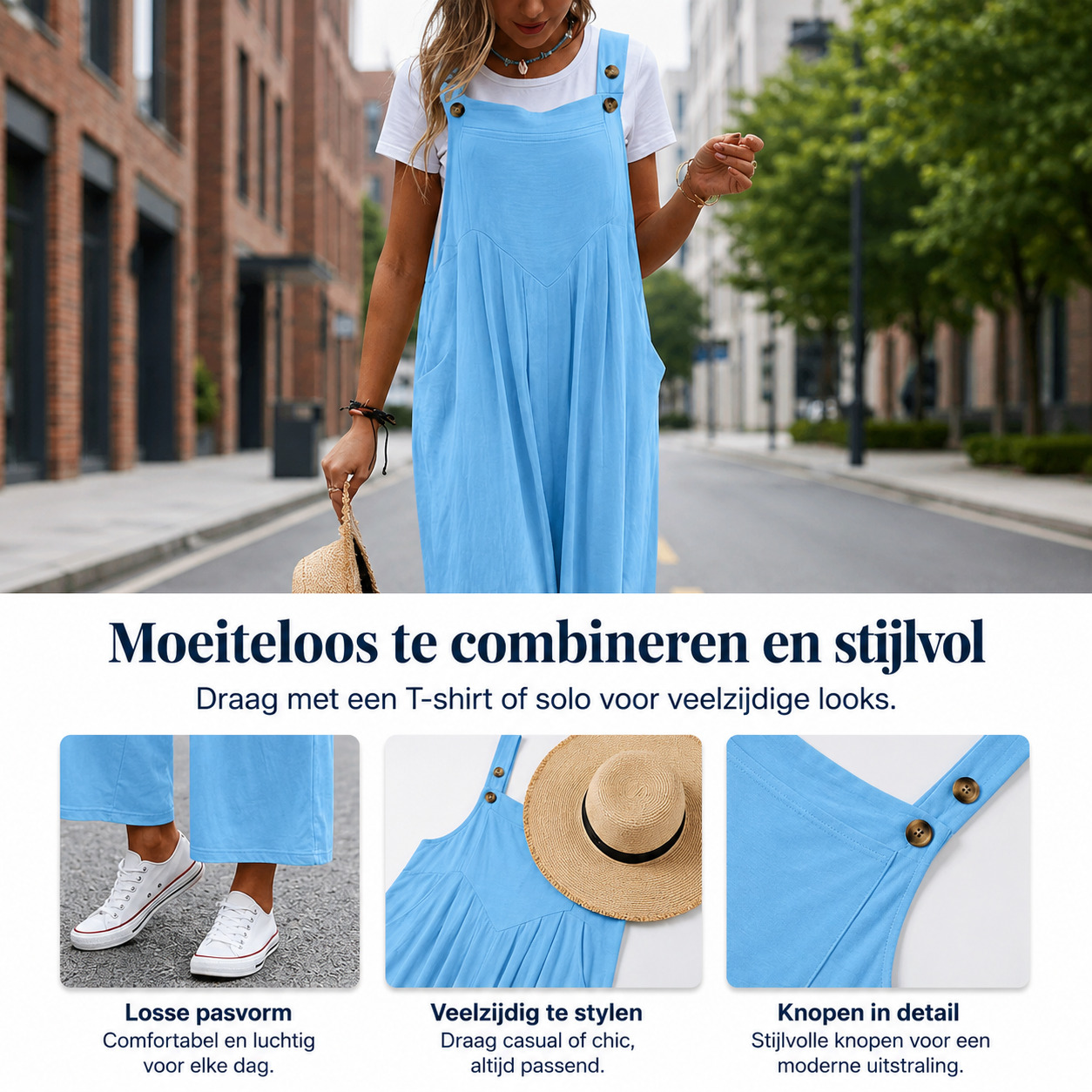 Rylie™ | Comfortabele Losse Jumpsuit