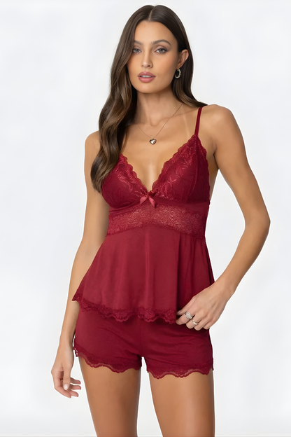 Meya™ | Elegante Kanten Slaap Set