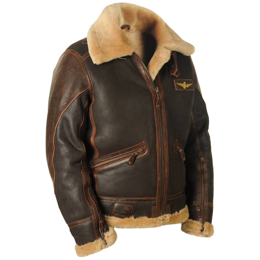 Eamon™ | Klassieke shearling aviator jas