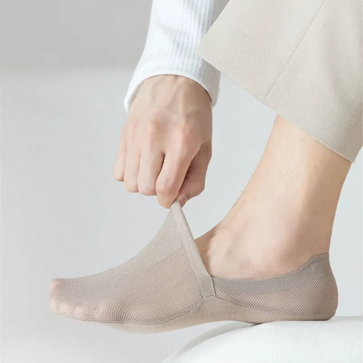 Atelier Noor Ademend Onzichtbare Comfort Sokken
