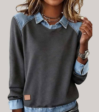 Nomi™ | Comfortabele Denim Trui