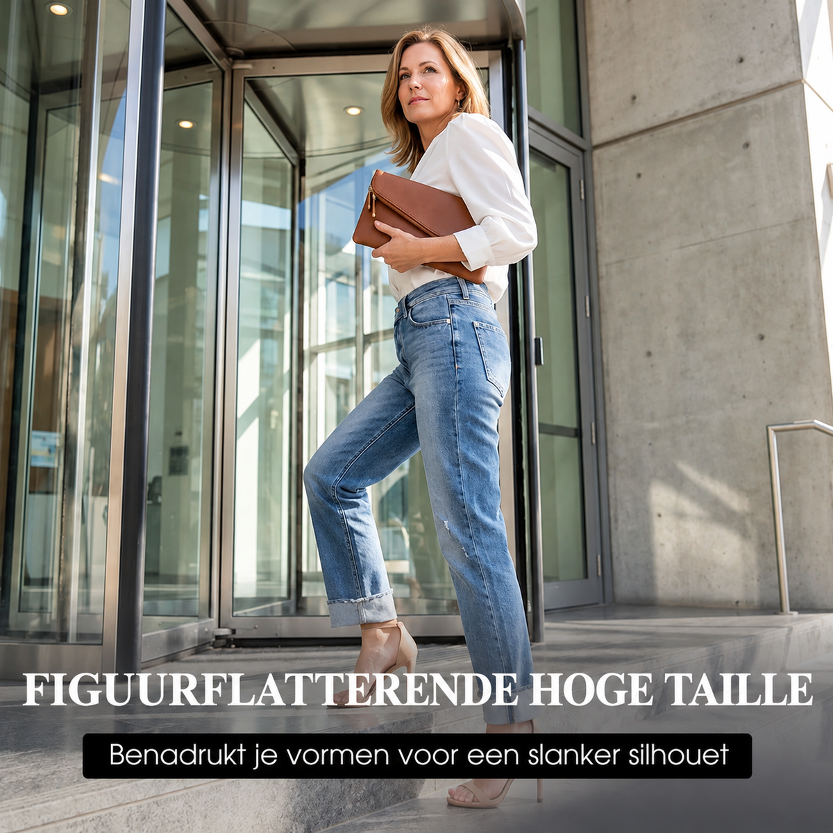 Lora™ | Flatterende Stretch Jeans Met Hoge Taille