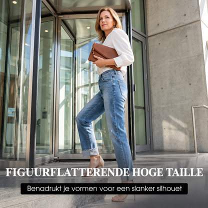 Lora™ | Flatterende Stretch Jeans Met Hoge Taille