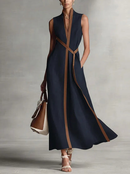 Olea™ | Elegante Minimalistische Maxi Jurk