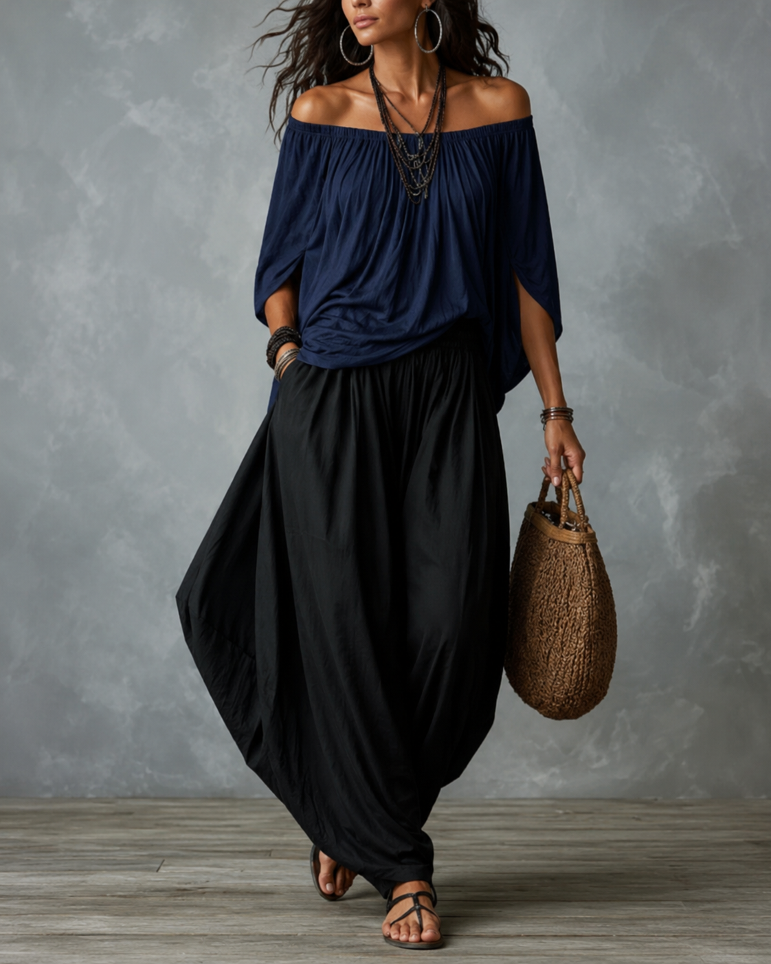 Ingrid™ | Casual 2-Delige Set Met Wijde Pijpen