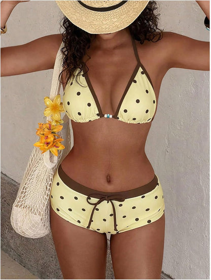 Lotte™ | Casual Stippen Driehoek Bikini