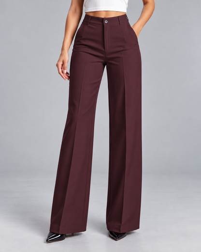Danielle™ | Comfortabele Broek met Hoge Taille en Wijde Pijpen