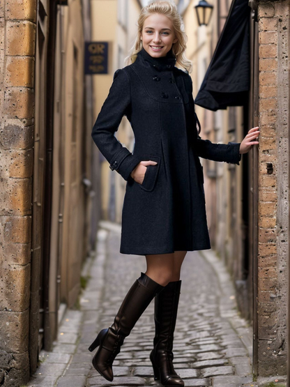 Solveig™ | Elegante damesjas met capuchon 8