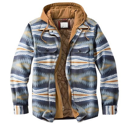 Bram™ | Comfortabele patchwork jas met capuchon