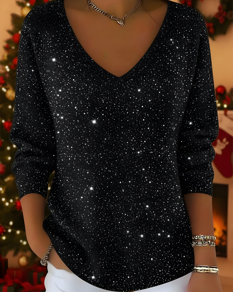 Leni™ | Elegante Glitter Gebreide Trui