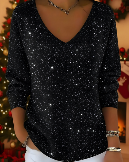 Leni™ | Elegante Glitter Gebreide Trui