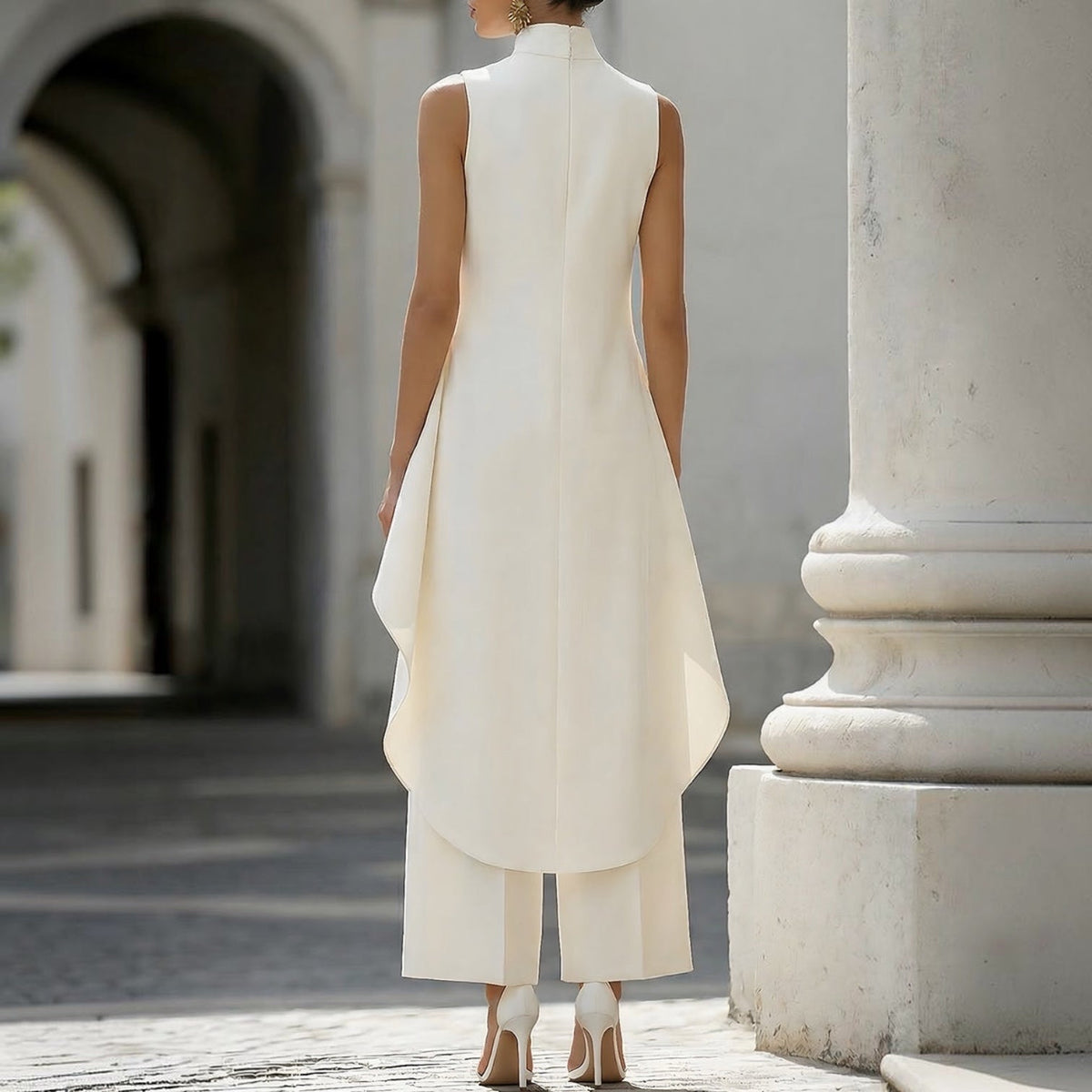 Yvonne™ | Elegante Mouwloze 2-Delige Set