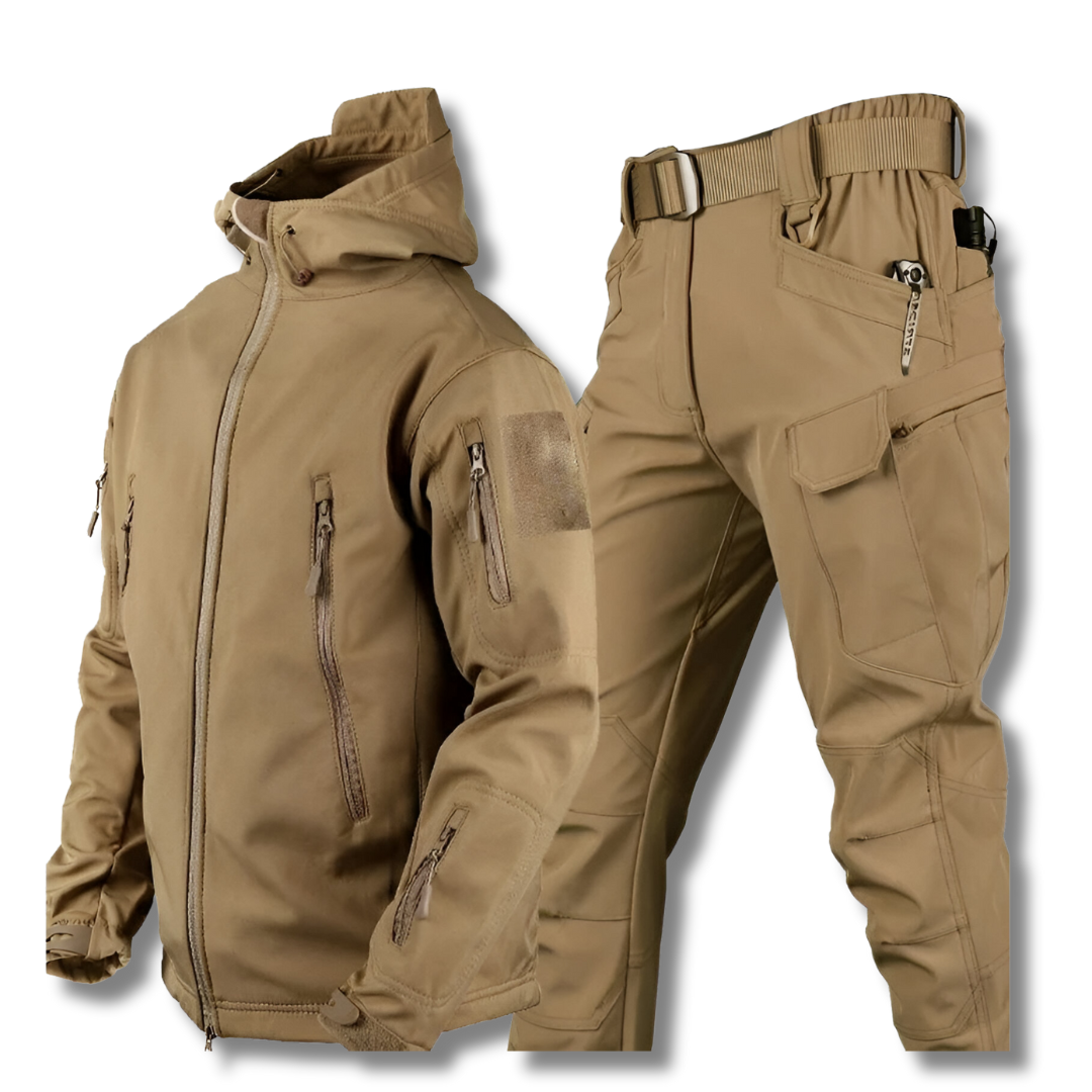 Uno™ | Extra Warme Tweedelige Set met Jas en Broek 3
