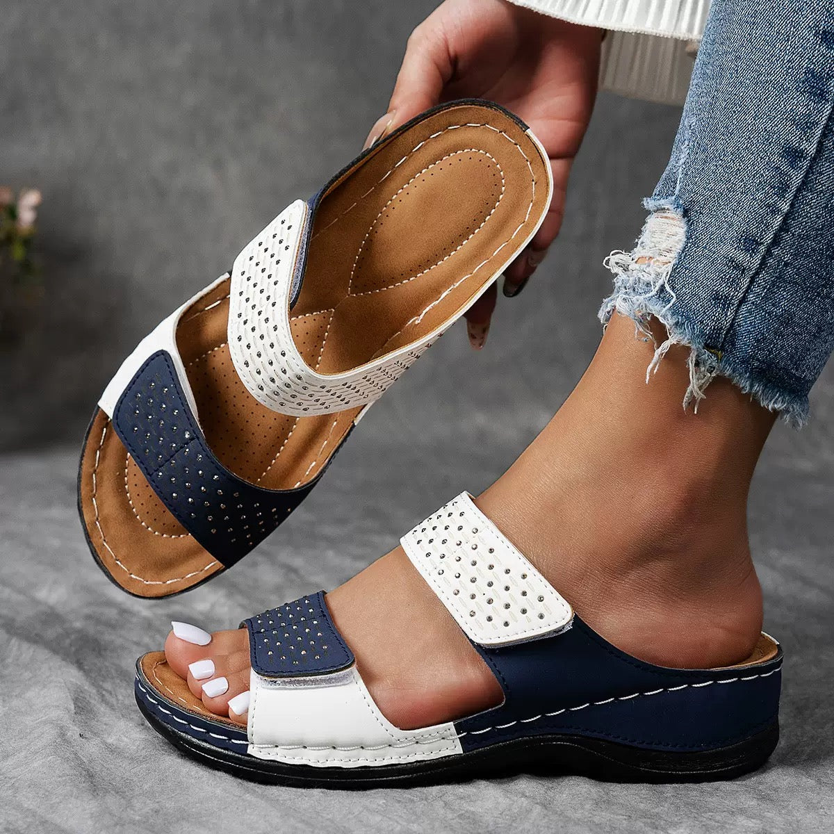 Lora™ | Zachte dempende sandalen