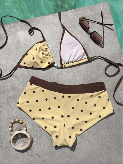 Lotte™ | Casual Stippen Driehoek Bikini