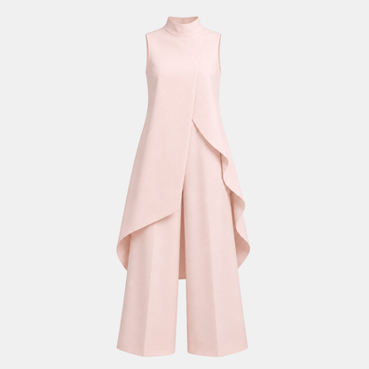 Leni™ | Elegante Mouwloze Set Met Wijde Broek 13