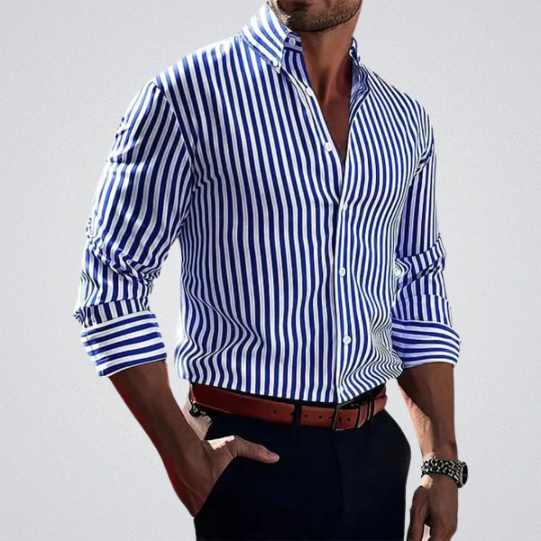 Elegante gestreepte overhemd