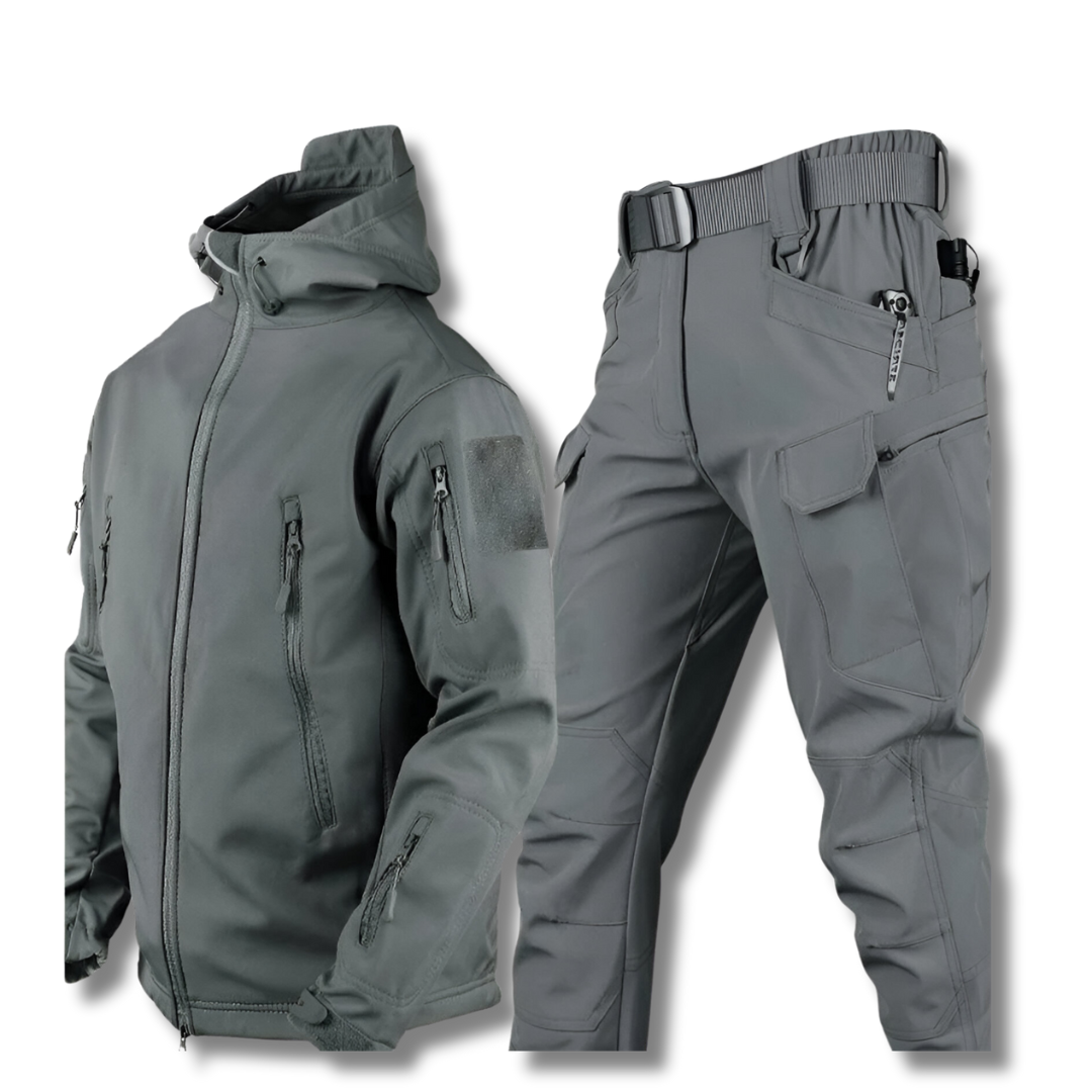 Uno™ | Extra Warme Tweedelige Set met Jas en Broek 5