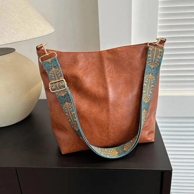 Chelsey’s Vintage Charme | Schoudertas van Vegan Leer