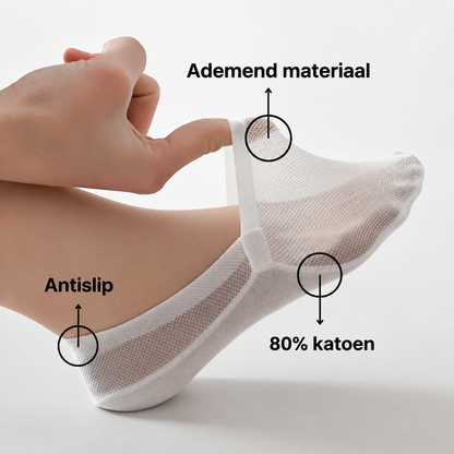 Atelier Noor Ademend Onzichtbare Comfort Sokken