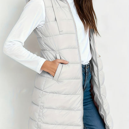 Tira™ | Elegante Gewatteerde Lange Bodywarmer
