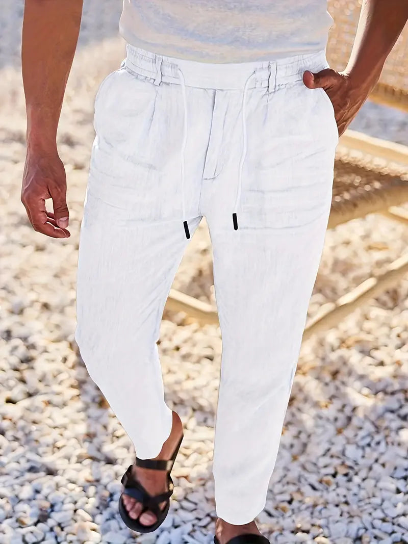 Rens™ | Casual Broek Met Koord