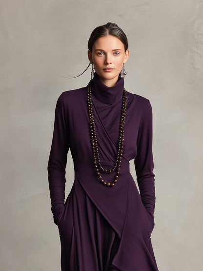 Nori™ | Moderne Flowy Maxi Jurk