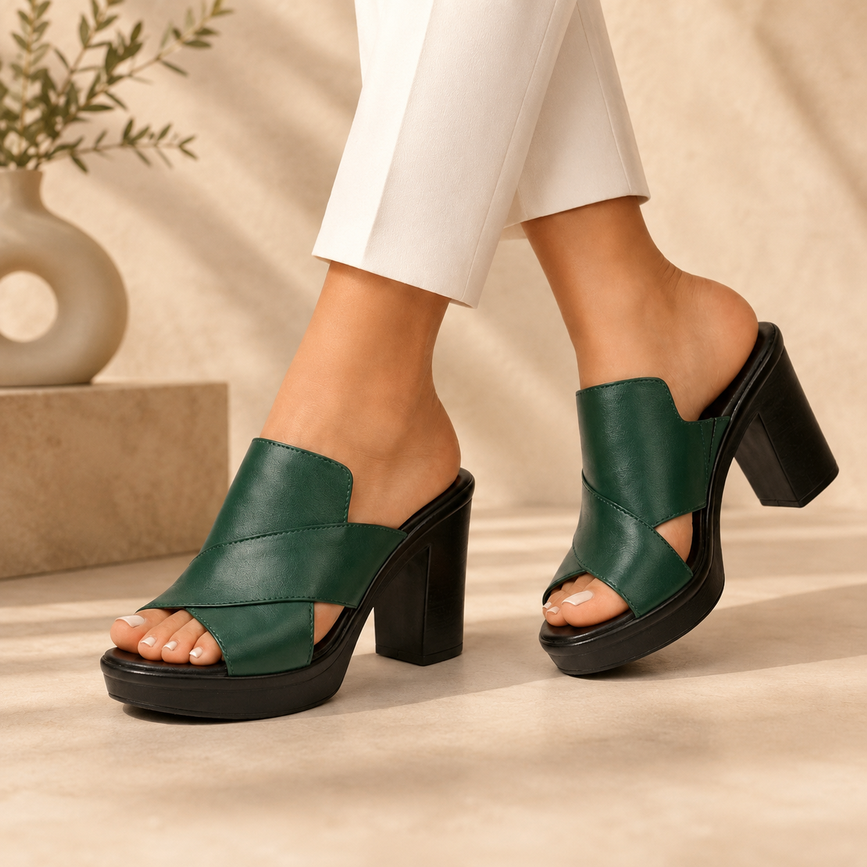 Lotte™ | Elegante Plateau Sandalen