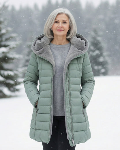 Marloes™ | Warme Gewatteerde Winterjas Met Capuchon 9