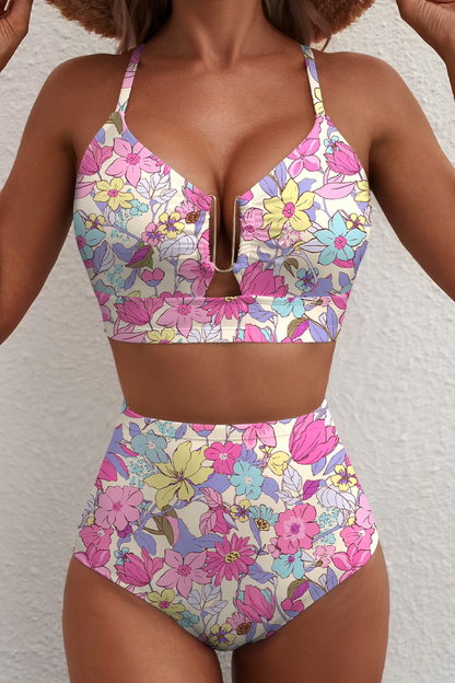 Fenna™ | Moderne Geruite Bikini Set