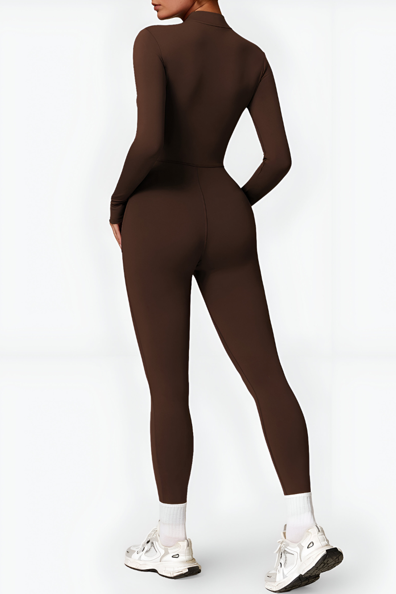 Selara™ | Thermische fleece jumpsuit met rits